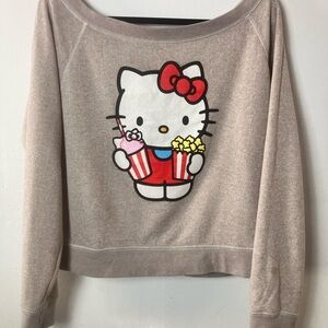Hello Kitty Gray and Red Graphic Tee